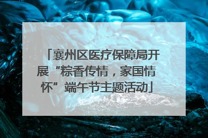 襄州区医疗保障局开展“粽香传情，家国情怀”端午节主题活动