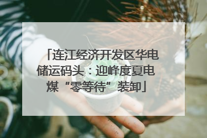 连江经济开发区华电储运码头：迎峰度夏电煤“零等待”装卸