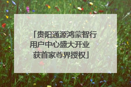 贵阳通源鸿蒙智行用户中心盛大开业 获首家尊界授权