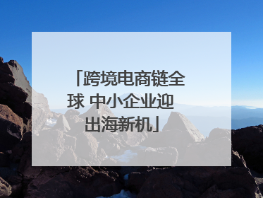 跨境电商链全球 中小企业迎出海新机