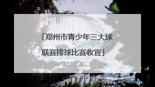 郑州市青少年三大球联赛排球比赛收官