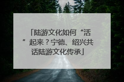 陆游文化如何“活 ”起来？宁德、绍兴共话陆游文化传承
