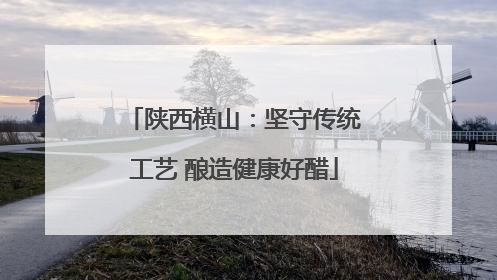 陕西横山：坚守传统工艺 酿造健康好醋