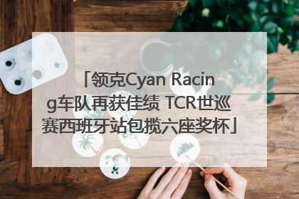 领克Cyan Racing车队再获佳绩 TCR世巡赛西班牙站包揽六座奖杯