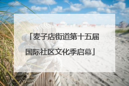 麦子店街道第十五届国际社区文化季启幕