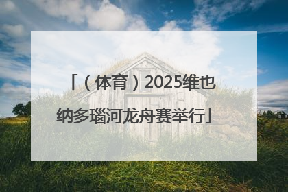 （体育）2025维也纳多瑙河龙舟赛举行