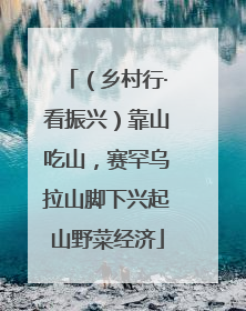 （乡村行·看振兴）靠山吃山，赛罕乌拉山脚下兴起山野菜经济