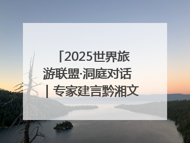 2025世界旅游联盟·洞庭对话｜专家建言黔湘文旅协同发展：聚焦产品稀缺性 深化区域经验共享