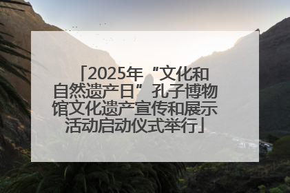 2025年“文化和自然遗产日”孔子博物馆文化遗产宣传和展示活动启动仪式举行