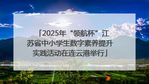 2025年“领航杯”江苏省中小学生数字素养提升实践活动在连云港举行