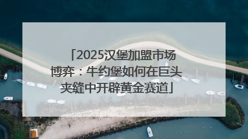 2025汉堡加盟市场博弈：牛约堡如何在巨头夹缝中开辟黄金赛道