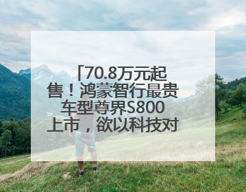 70.8万元起售！鸿蒙智行最贵车型尊界S800上市，欲以科技对抗超豪华品牌，余承东发布会未提及迈巴赫