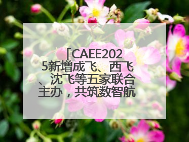 CAEE2025新增成飞、西飞、沈飞等五家联合主办，共筑数智航空采购大平台